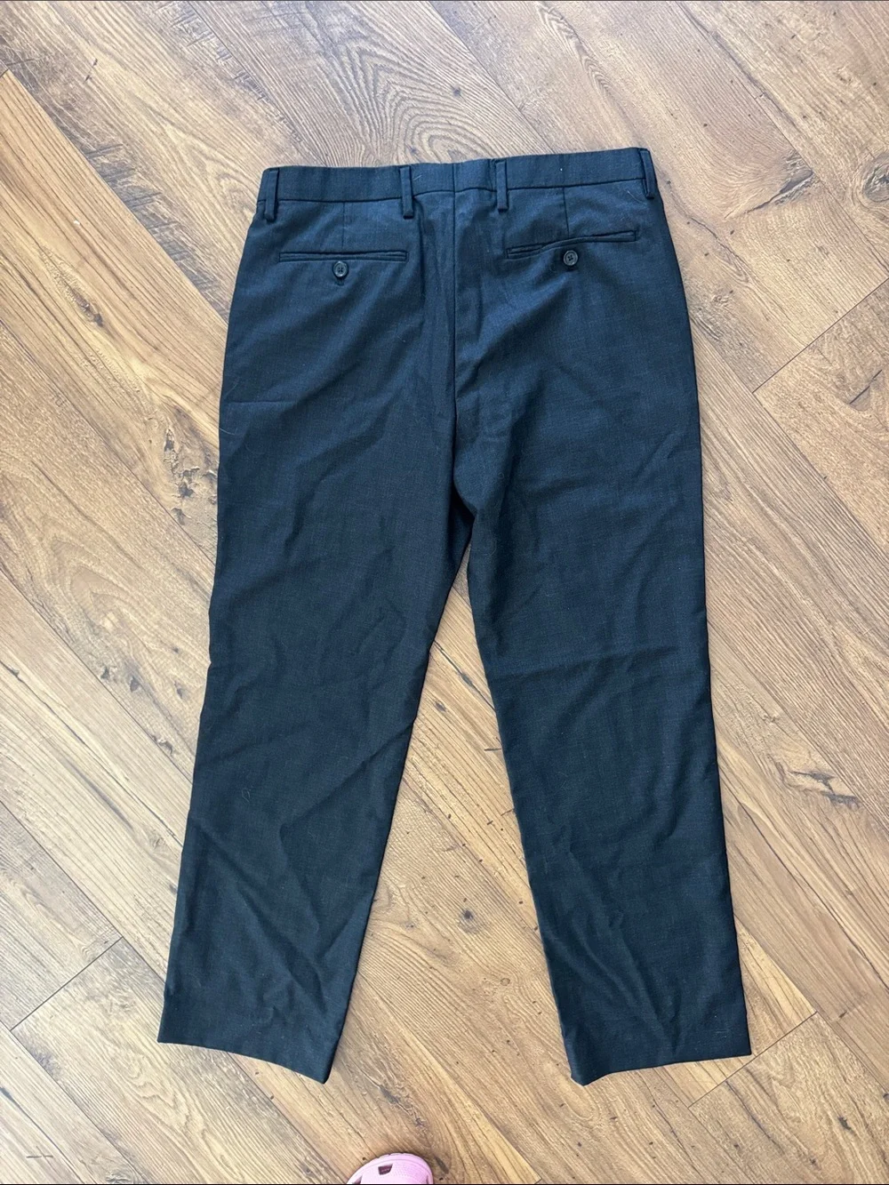 Banana Republic Black Men's Dress Pants - Classic Flat Front